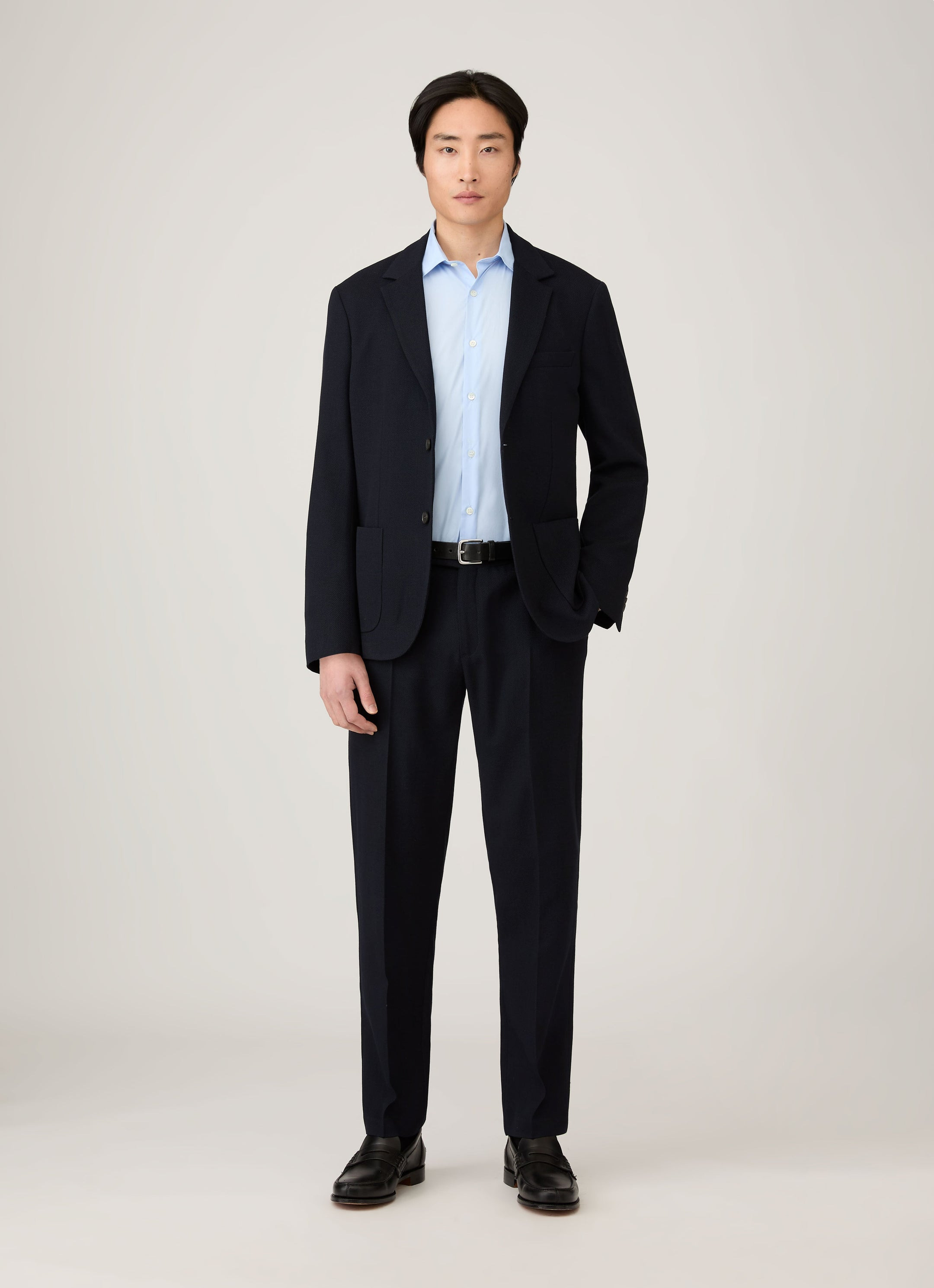 Textured Wool Trouser - 3