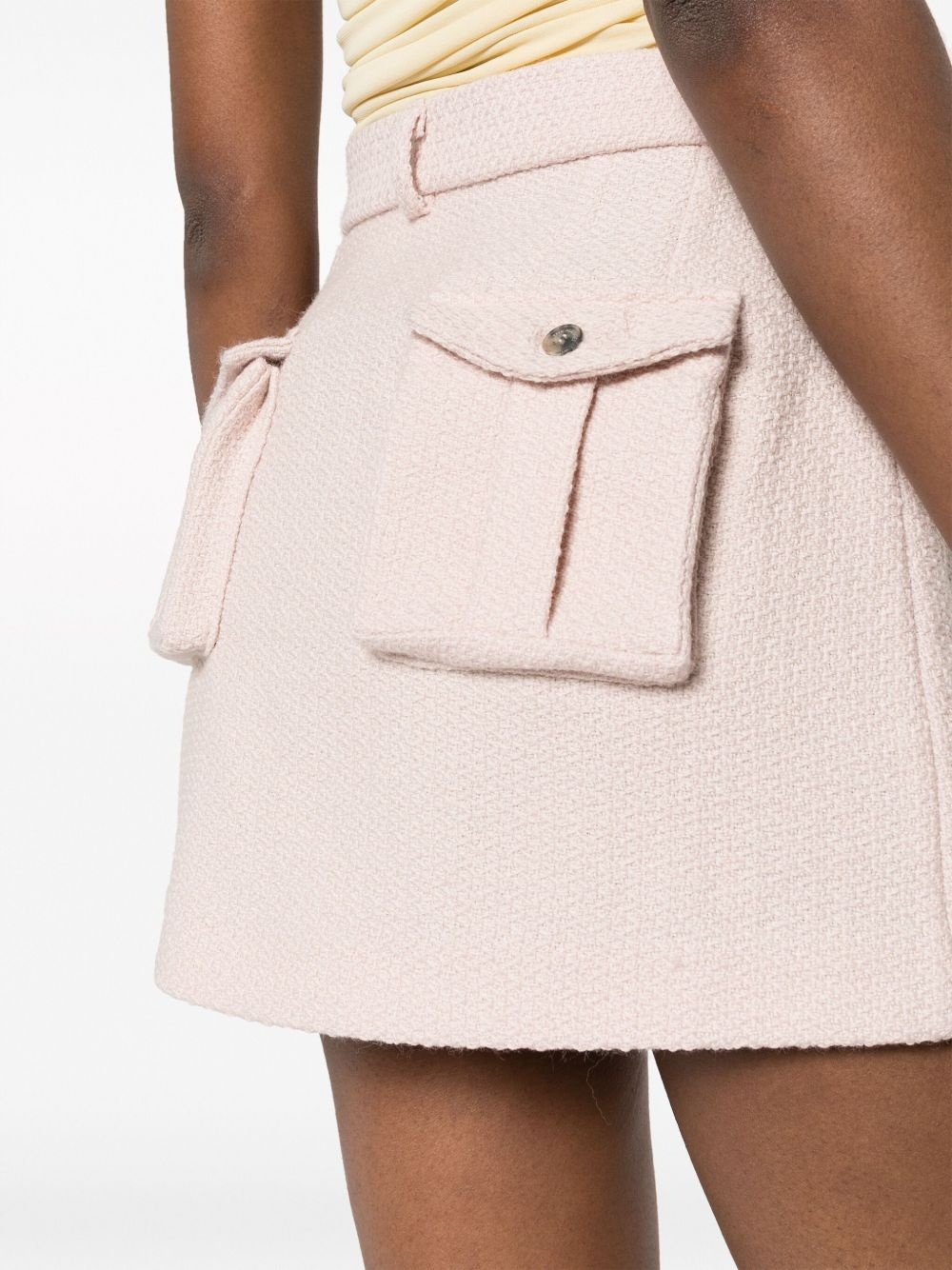 Bran high-waisted pleated skirt - 5