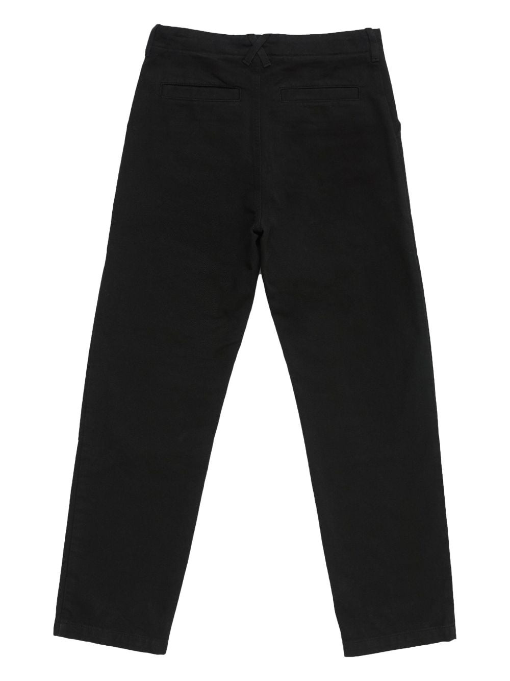 patchwork straight-legged trousers - 2