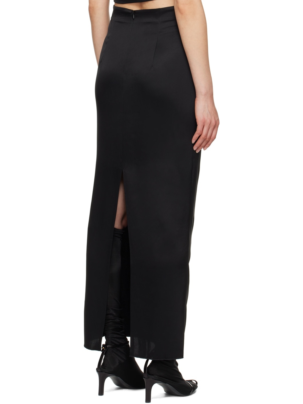 Black Nago Maxi Skirt - 3