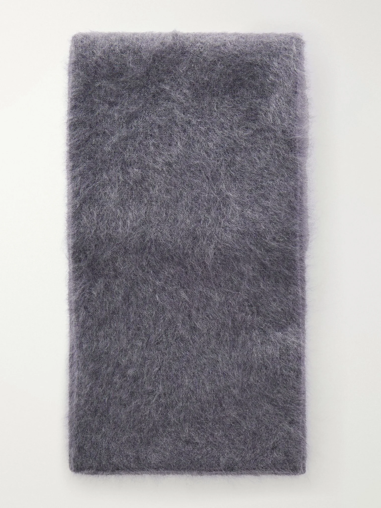 Enoa brushed cashmere scarf Gray - 1
