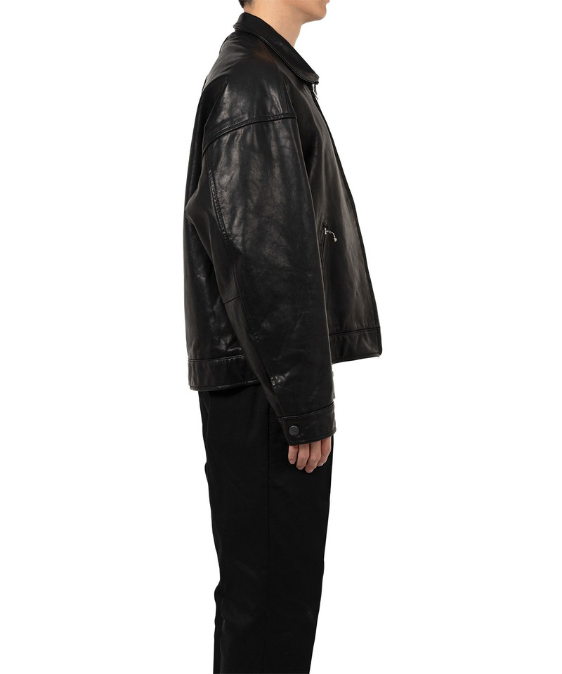 "BEDWIN & THE MMY” Leather Zip Jacket 5