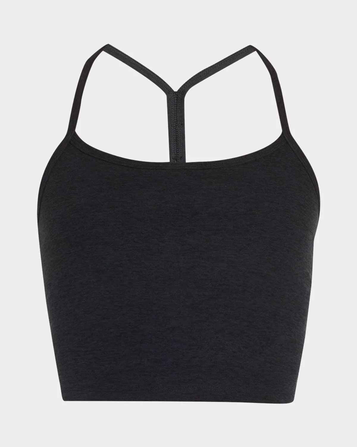 Space-dye Slim Racerback Cropped Tank - 1