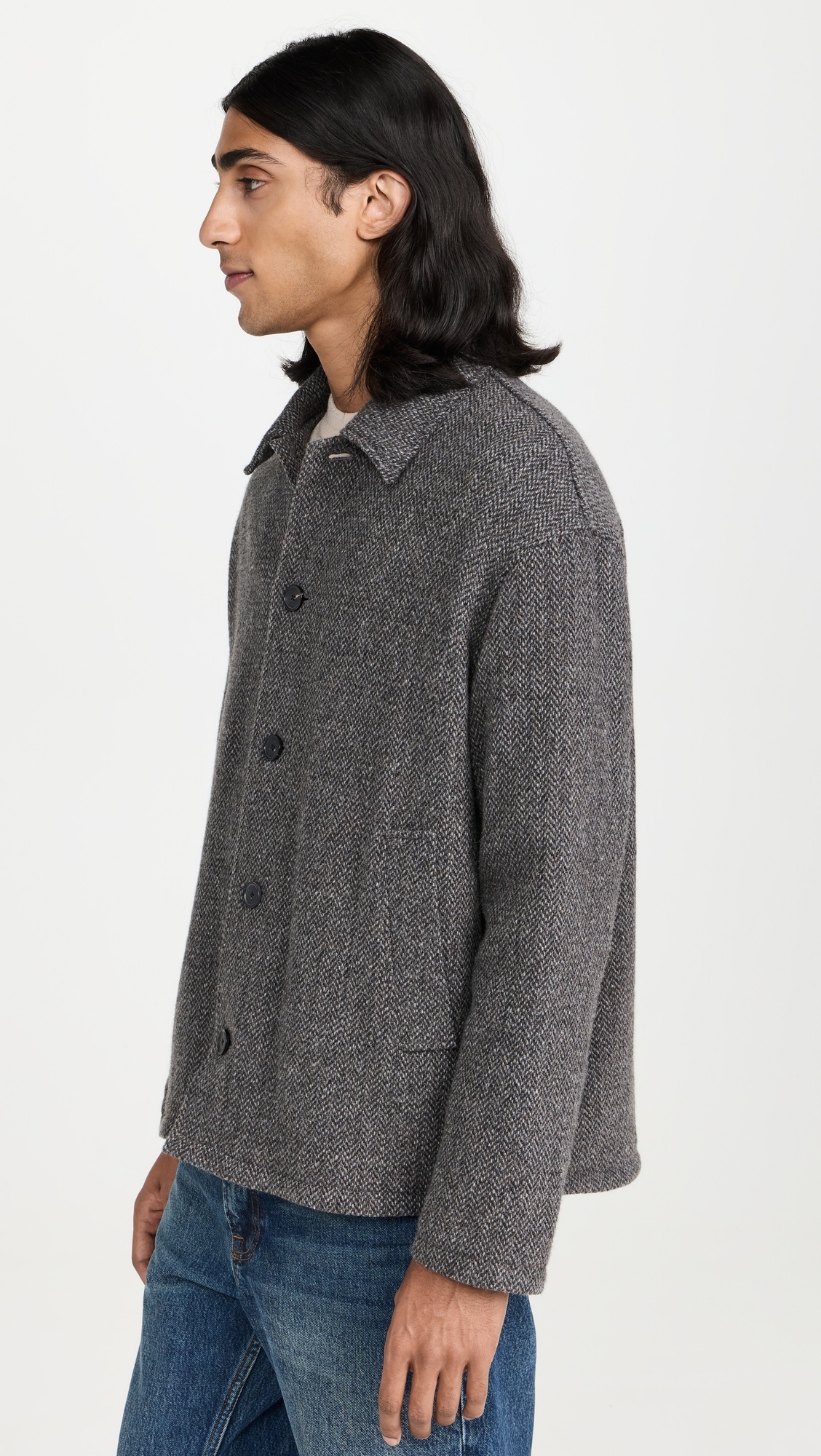 Tweed Shirt Jacket - 3