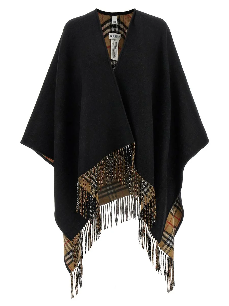 Burberry Fringed Cape - 1
