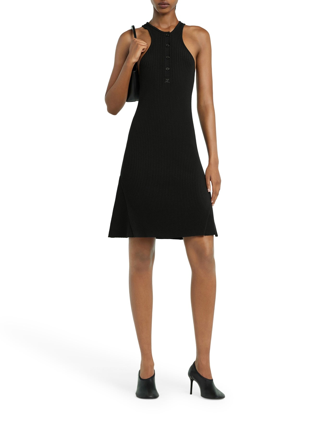 RIBBED MINI DRESS - 1