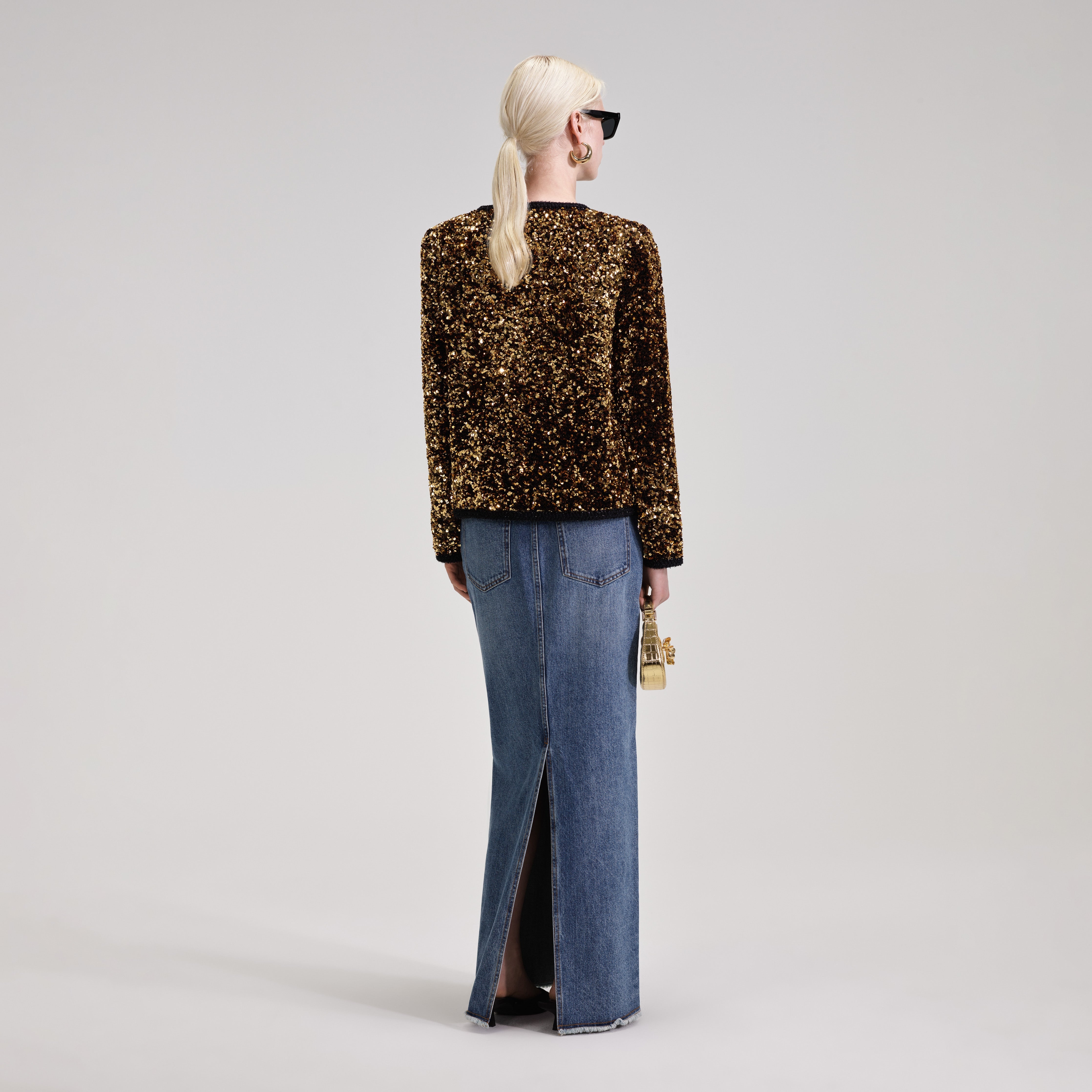Gold Sequin Jacket - 3