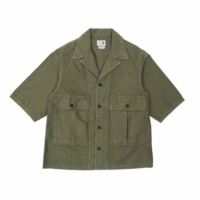 CORNET SHIRT S/S KHAKI - 1