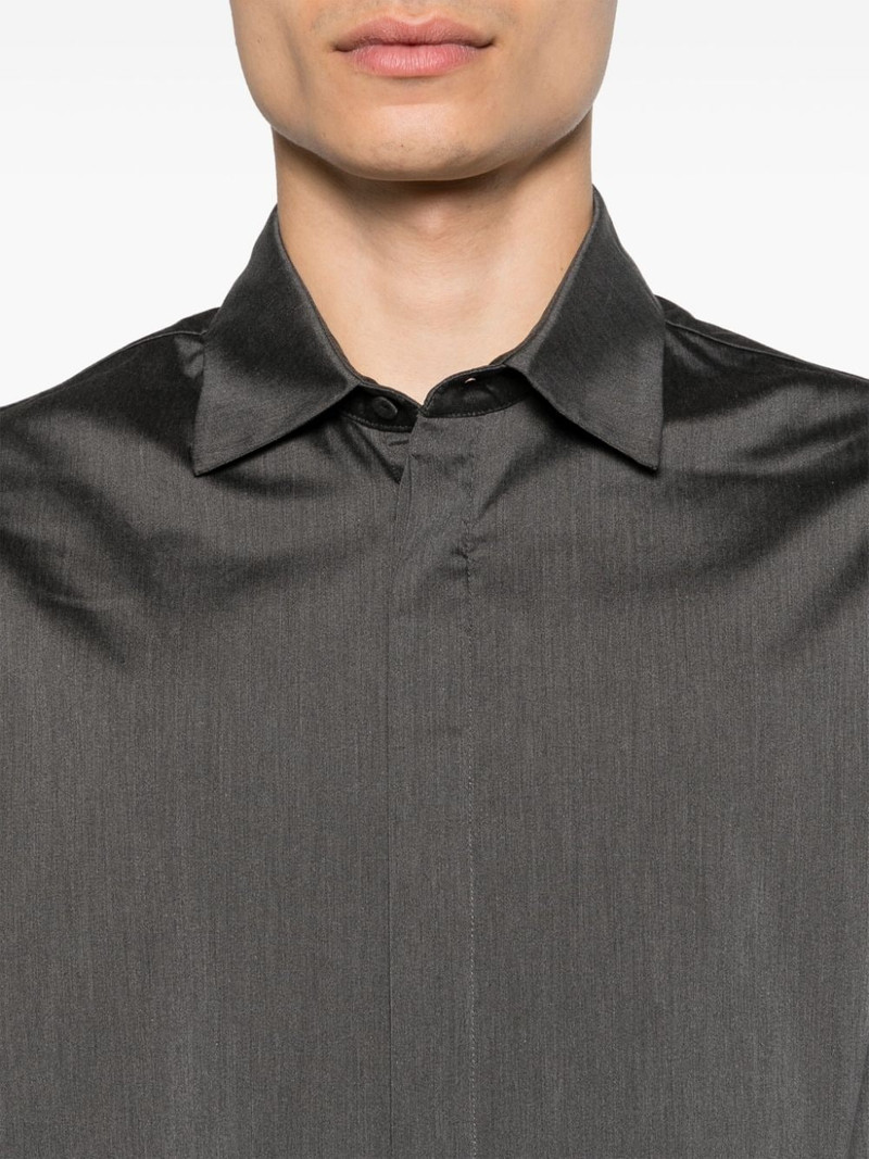 short-sleeve cotton blend shirt 5