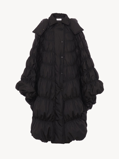 Chloé RUCHED PUFFER CAPE COAT outlook