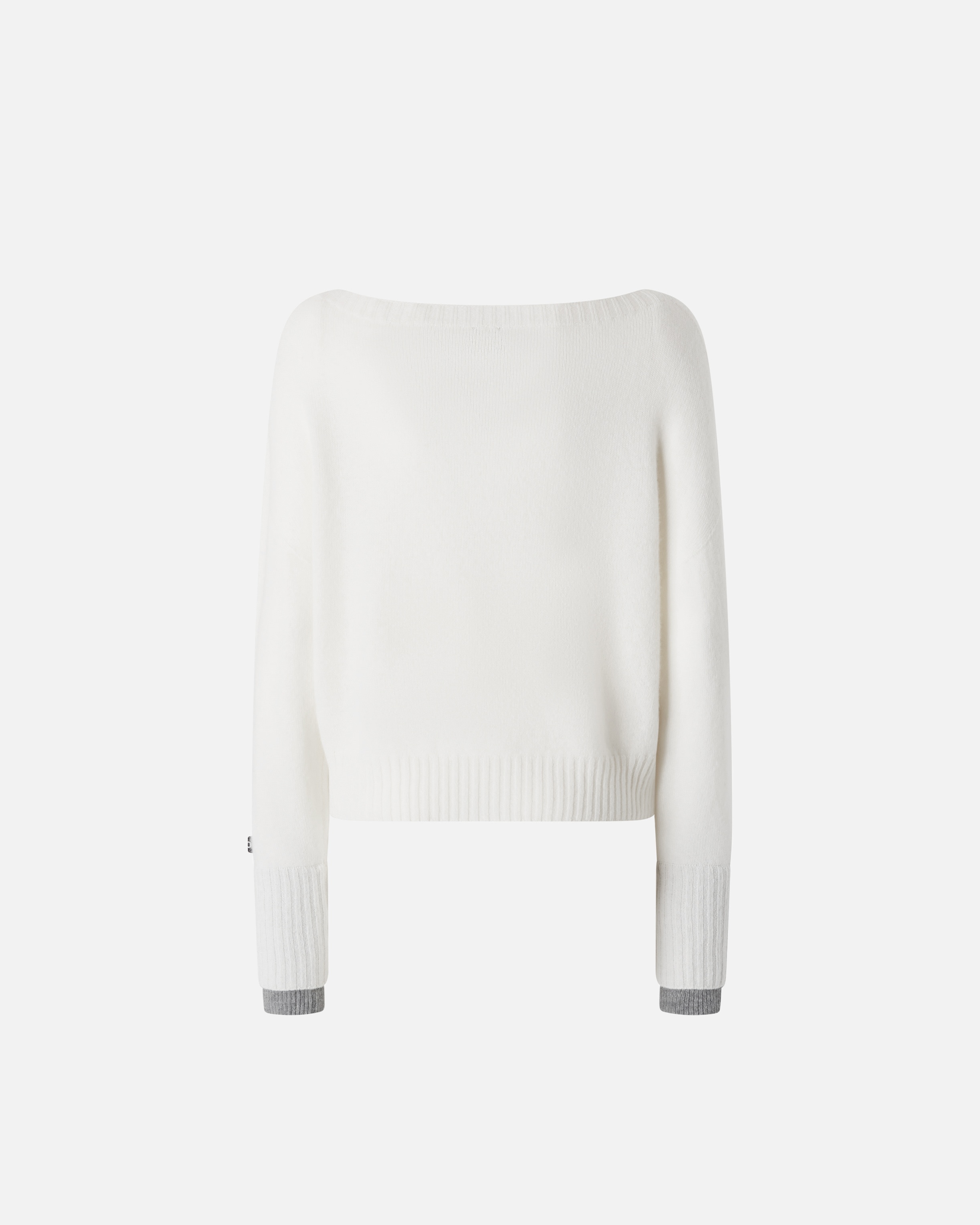 WOOL AND CASHMERE BOAT-NECK SWEATER - 6