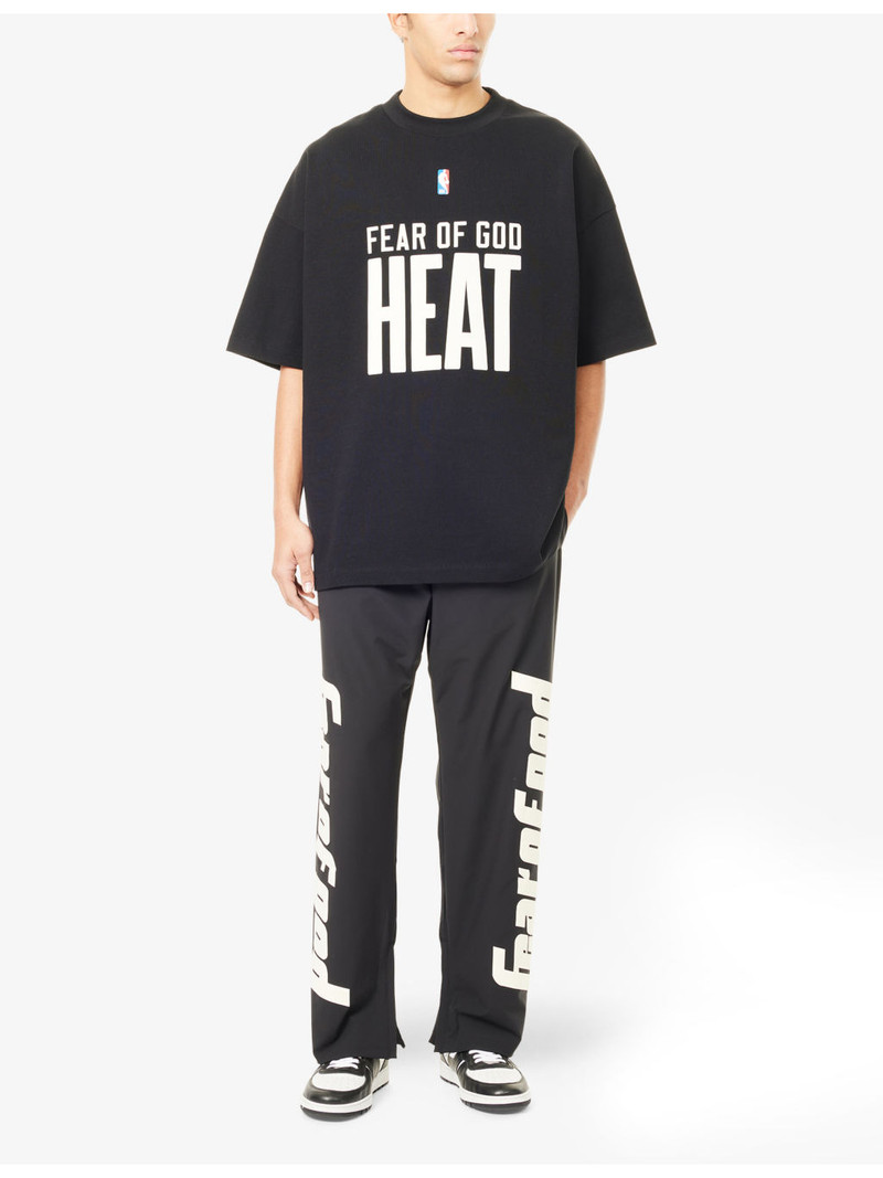 ESSENTIALS FOG x ESSENTIALS x NBA Heat 90's Fit Cotton-Jersey T-Shirt outlook