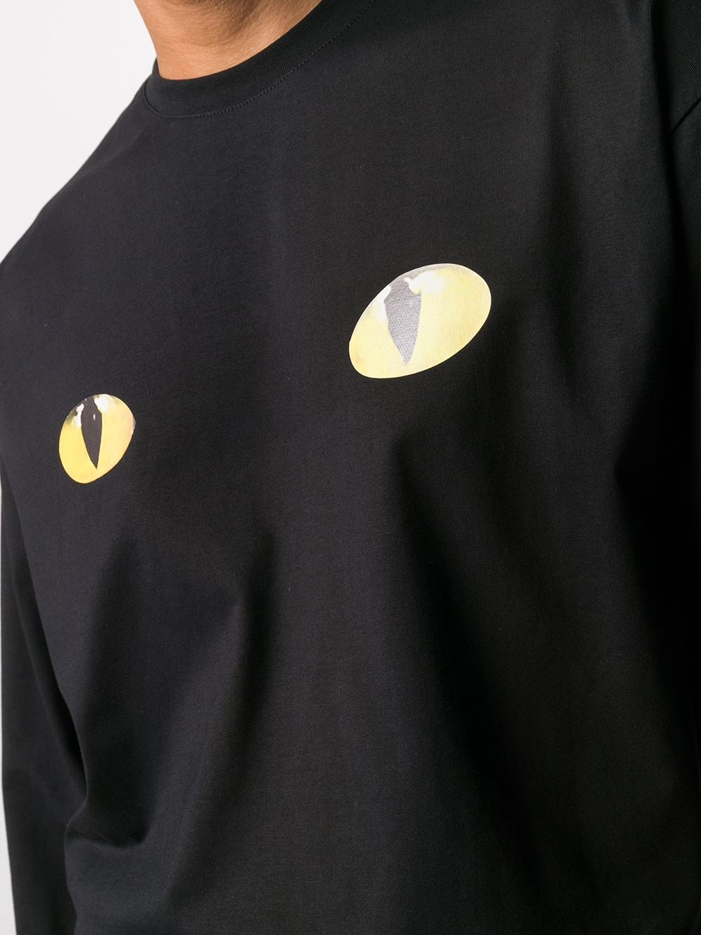 eyes print long-sleeve T-shirt - 5