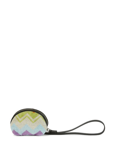 Missoni zigzag-pattern coin case outlook