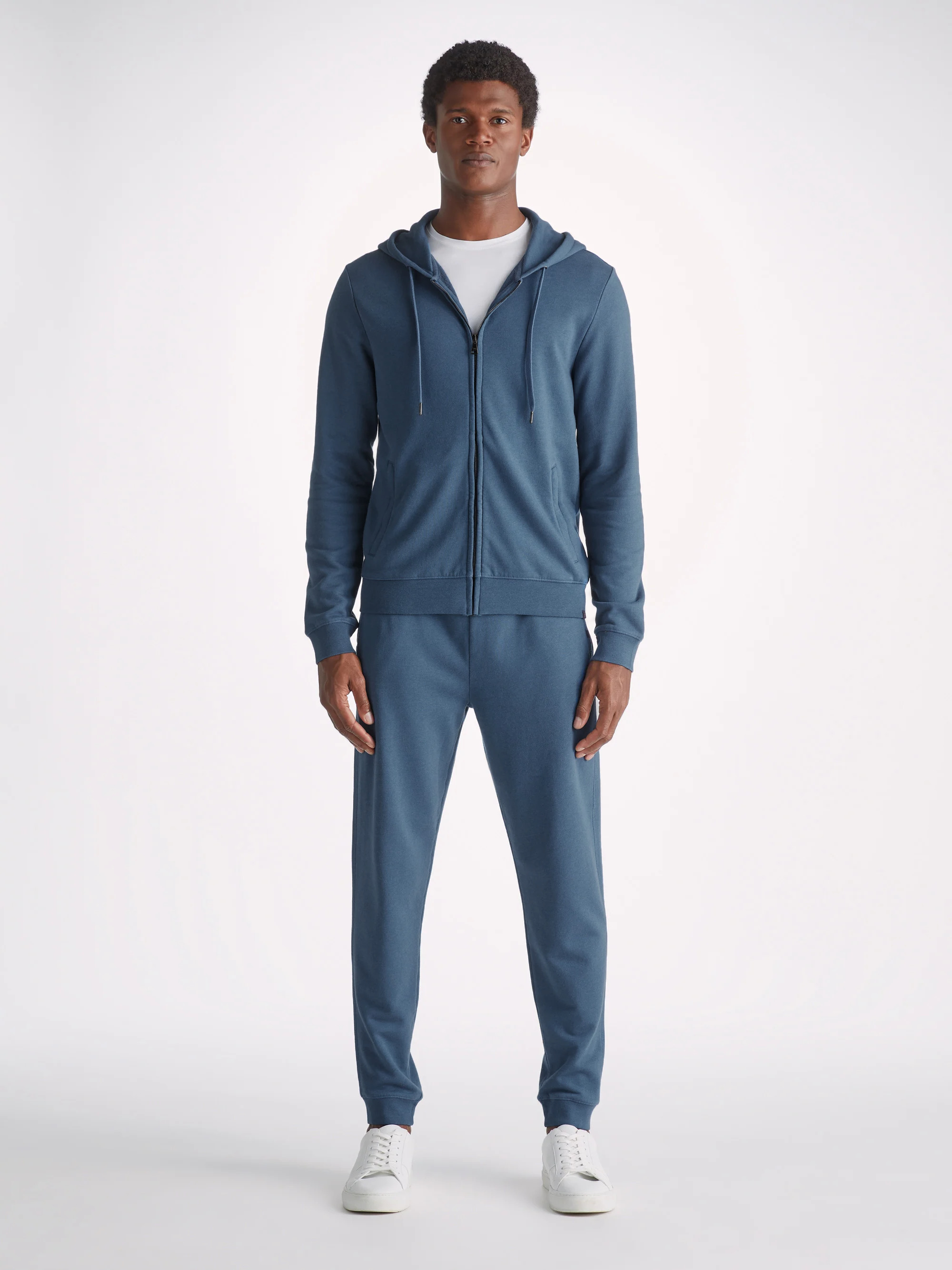 Men's Hoodie Quinn Cotton Modal Denim - 3