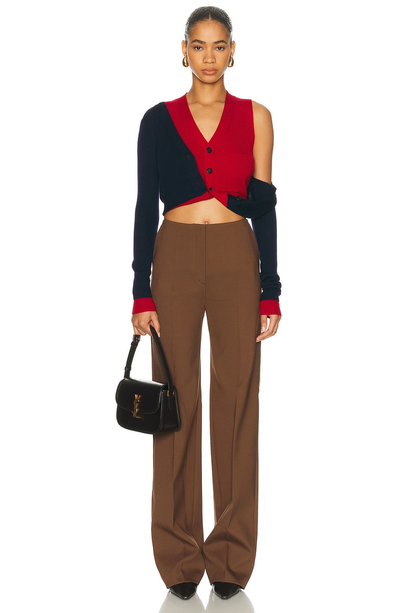 Monse Cropped Fold-Up Cardigan outlook