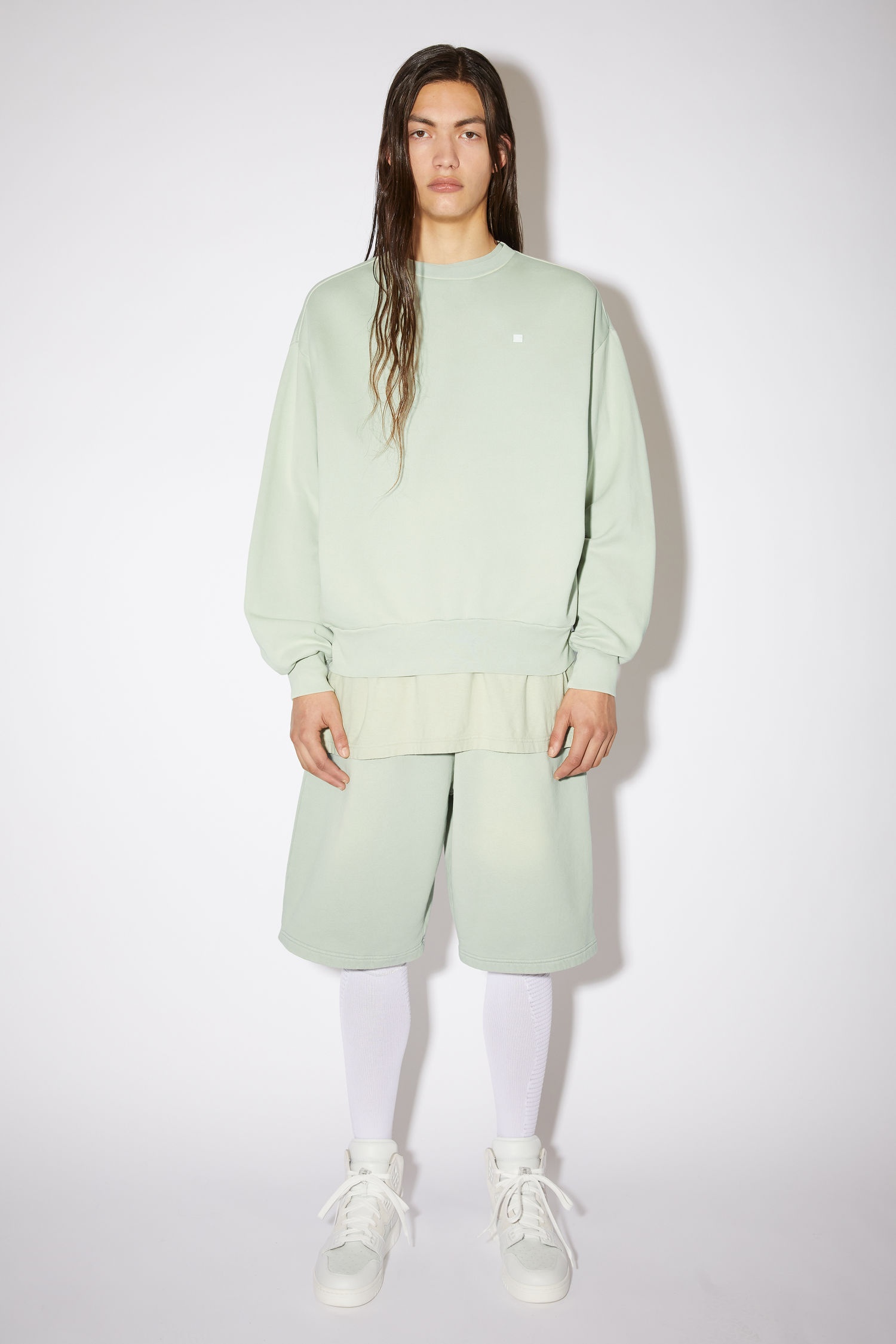 Relaxed sweatshirt - Dusty green - 2