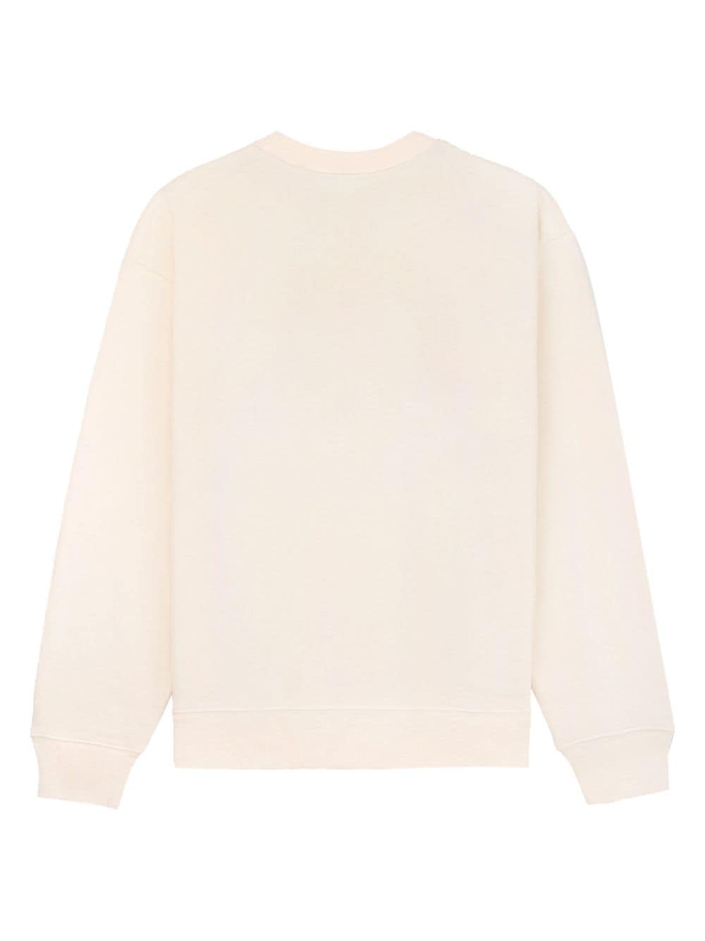 Sporty & Rich Connecticut Crest cotton sweatshirt | REVERSIBLE