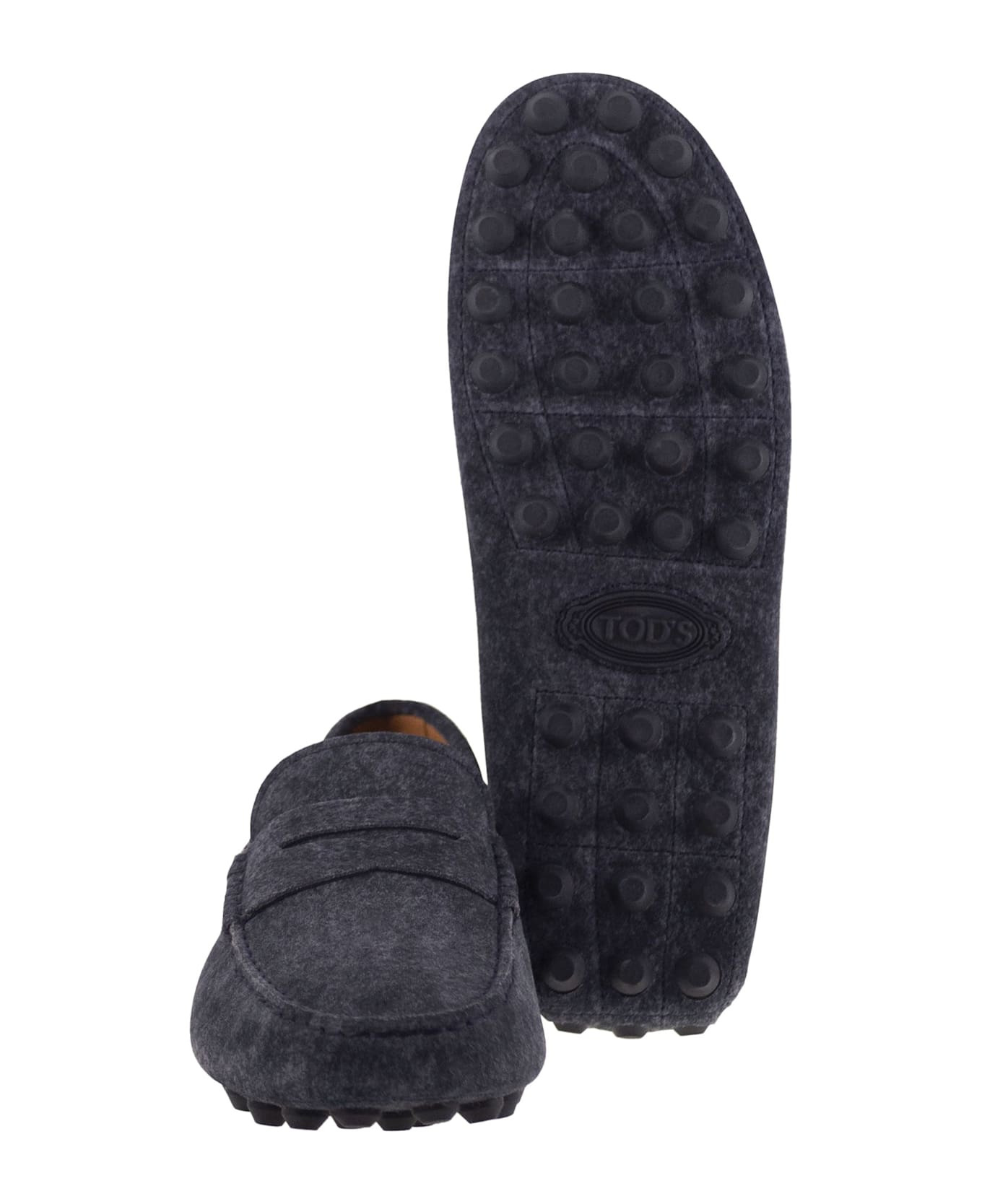 Gommino Bubble Sole In Suede Leather - 5