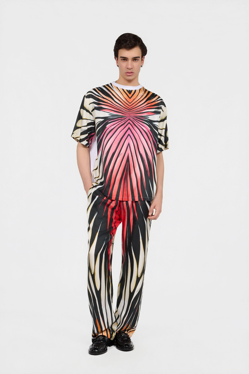 Roberto Cavalli Ray Of Paradise Print Trousers outlook