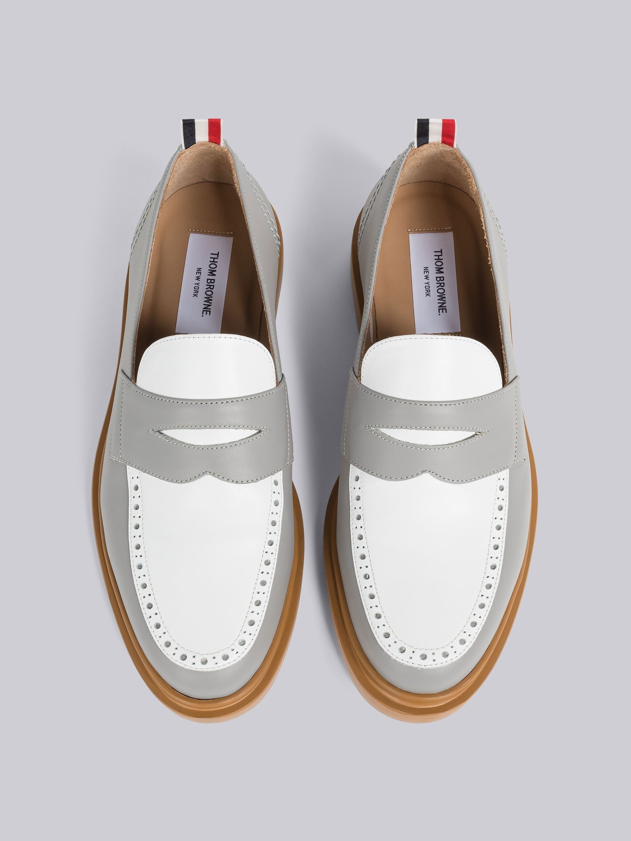 VITELLO CALF LEATHER PENNY LOAFER - 4