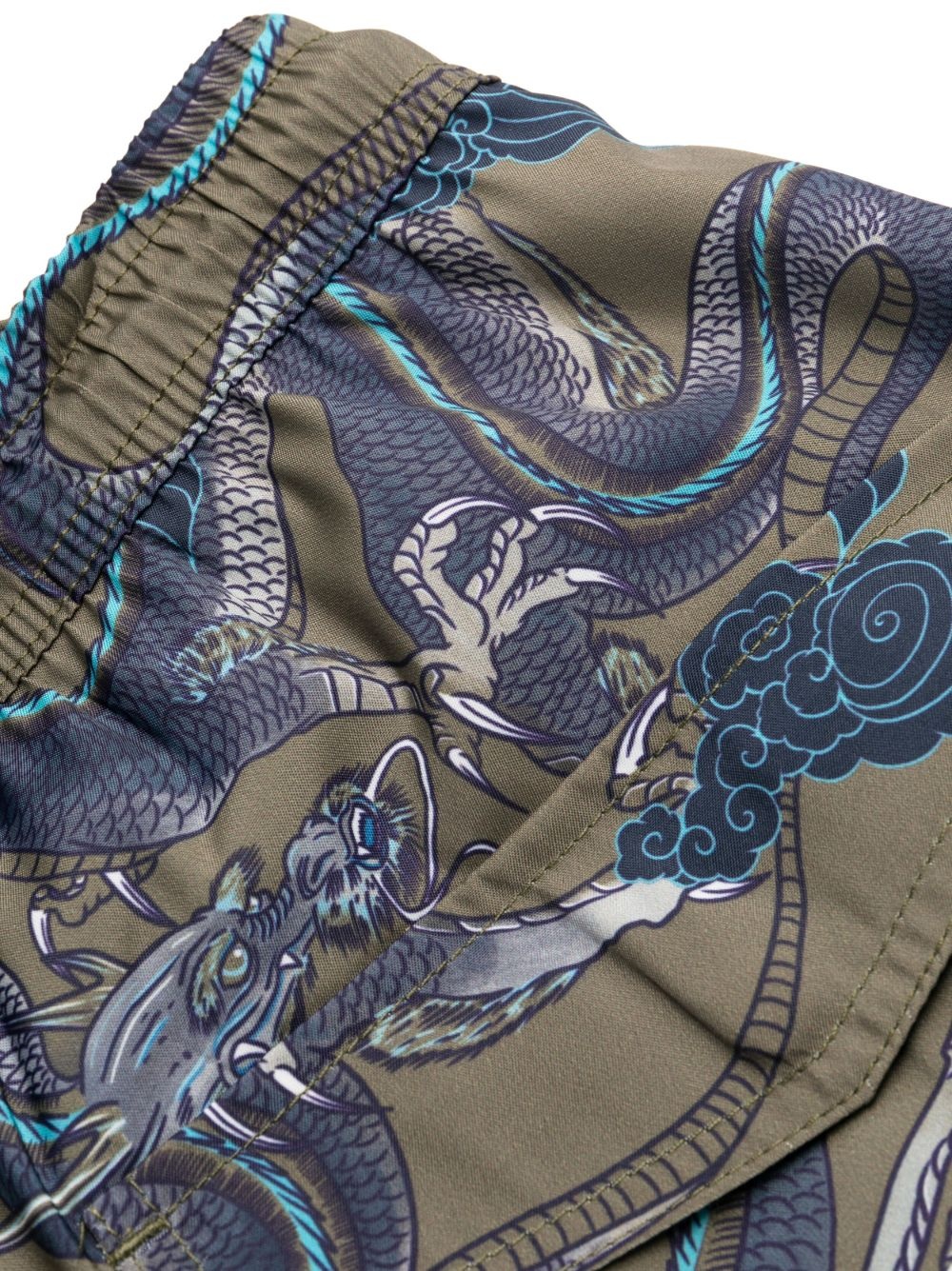 dragon-print swim shorts - 3