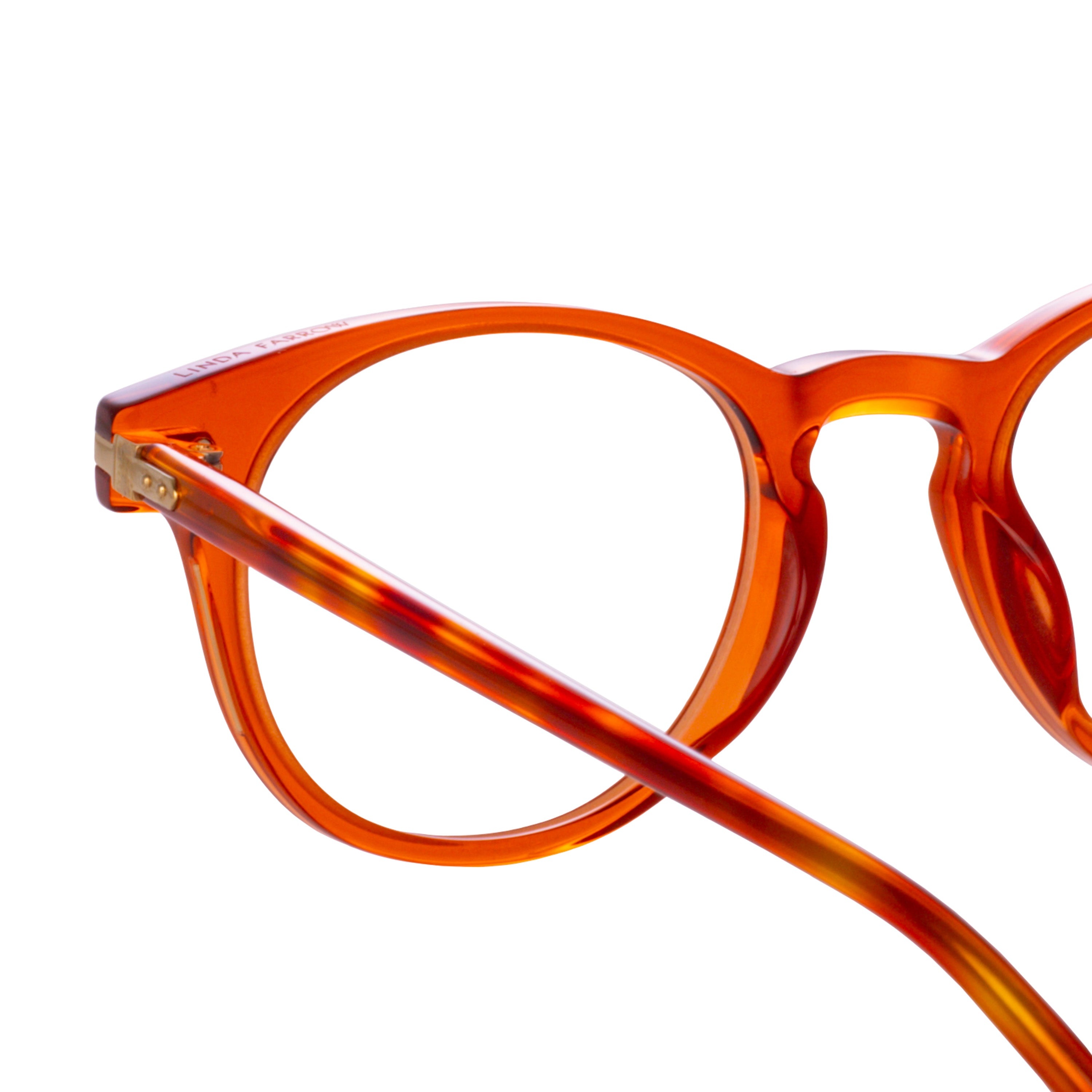 Bay Optical Frame in Amber - 4