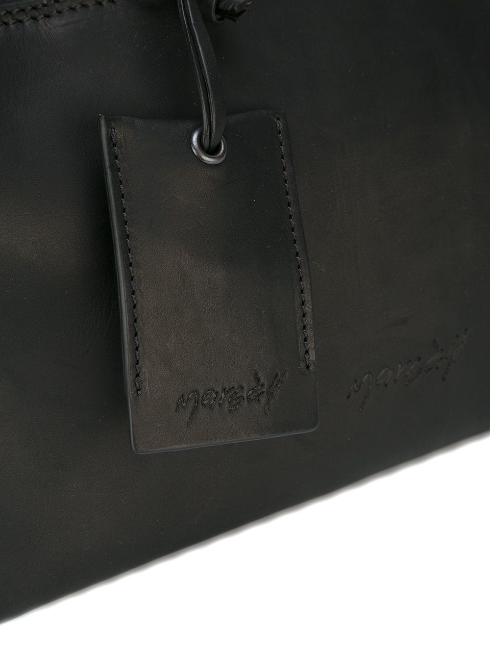 embossed logo tote bag - 4