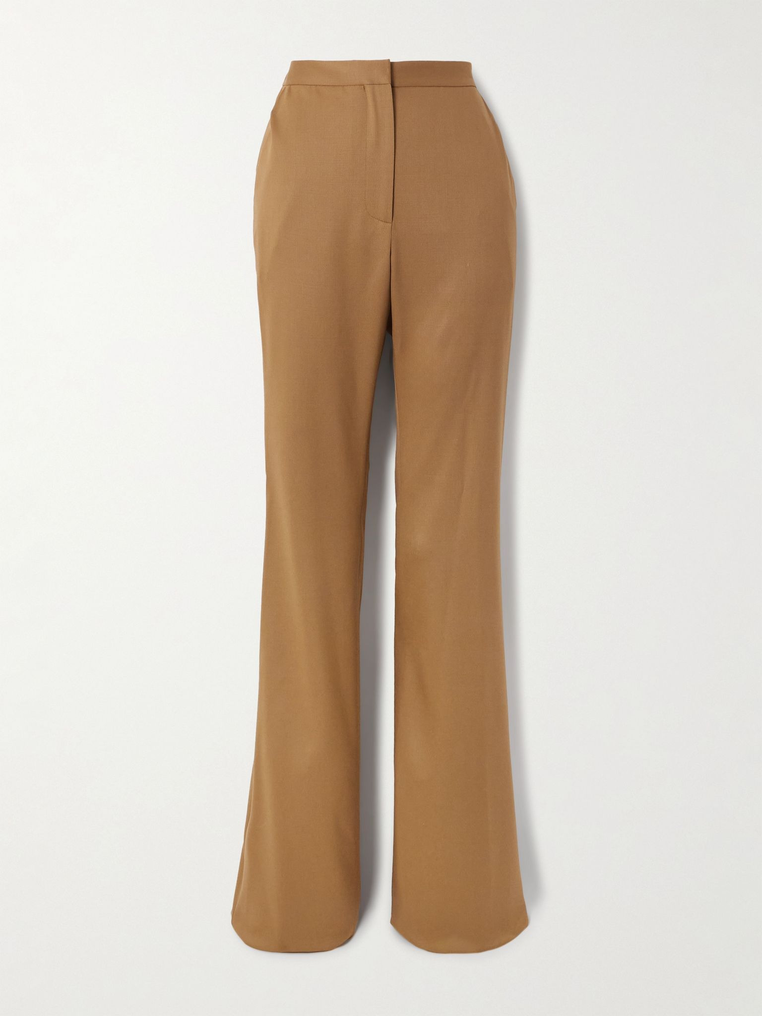 Sonny stretch-wool flared pants Tan - 1