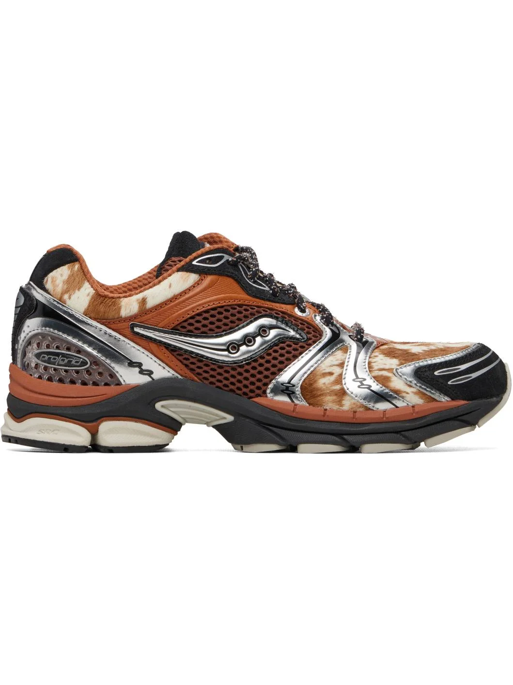 Brown & Black ProGrid Triumph 4 Sneakers - 1
