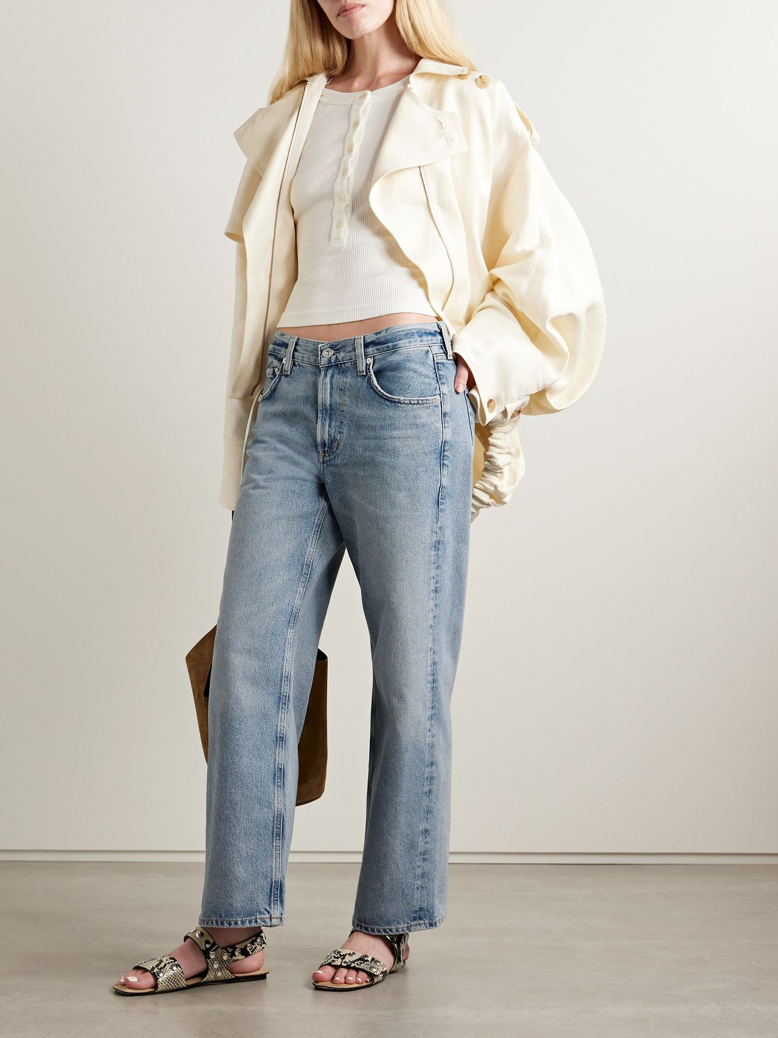 Lindz low-rise straight-leg jeans Mid denim - 2