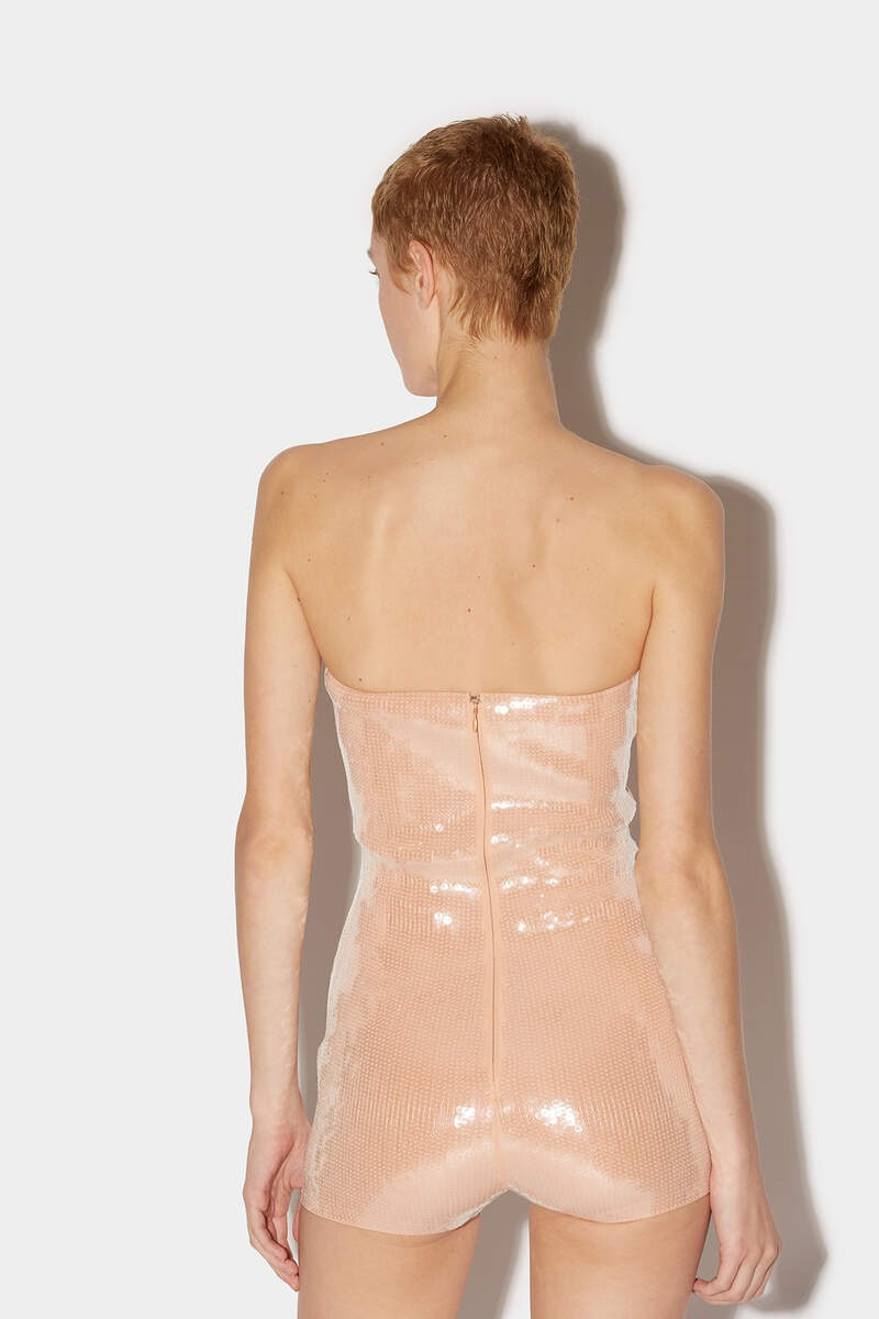 DSQUARED2 DISCO SEQUIN PLAYSUIT outlook