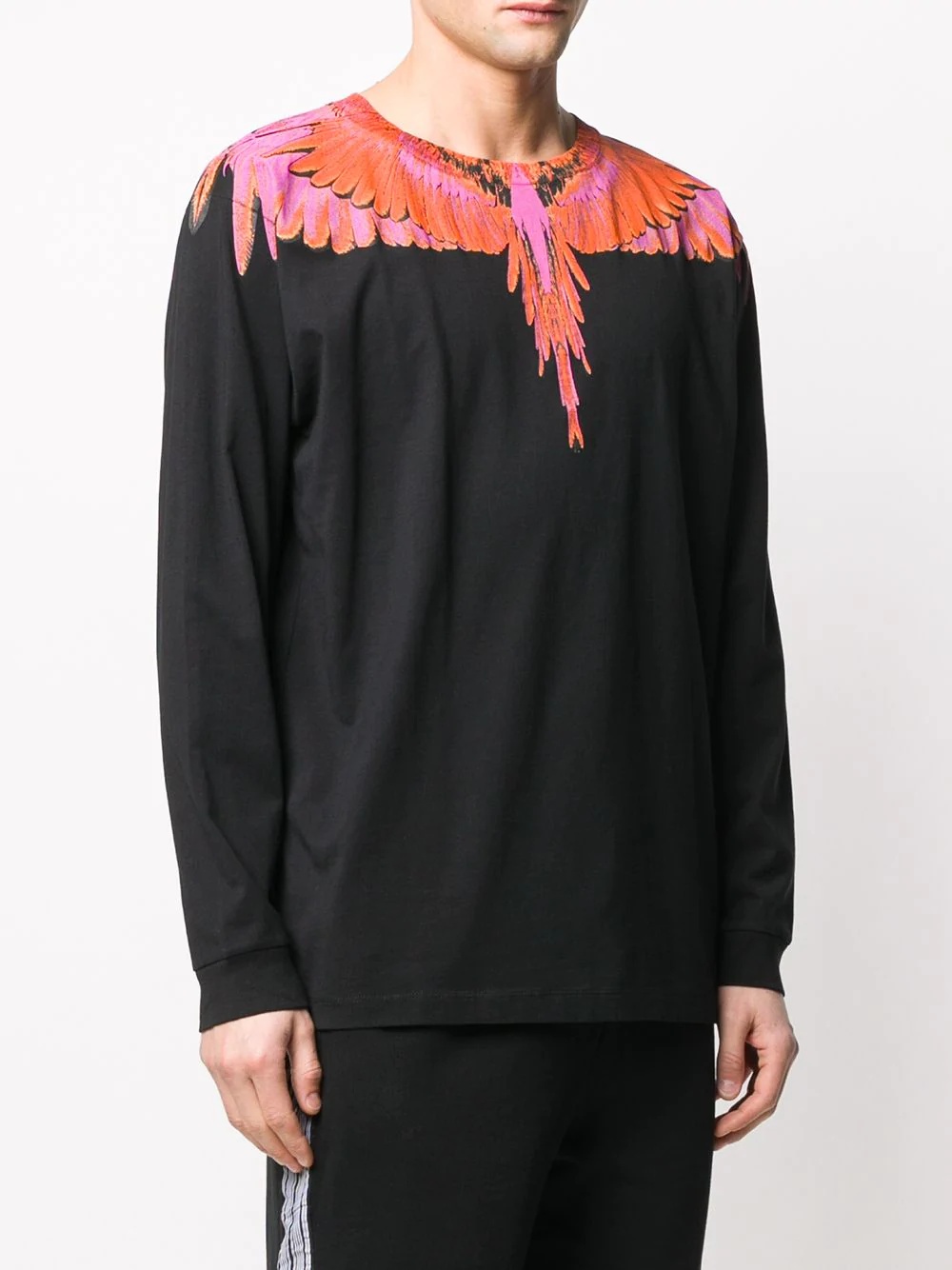 wings-print sweatshirt  - 3