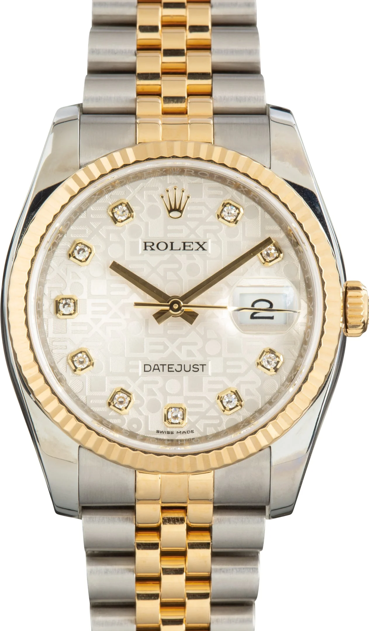 Used Rolex Datejust 36 Ref 116233 Silver Jubilee Dial - 1