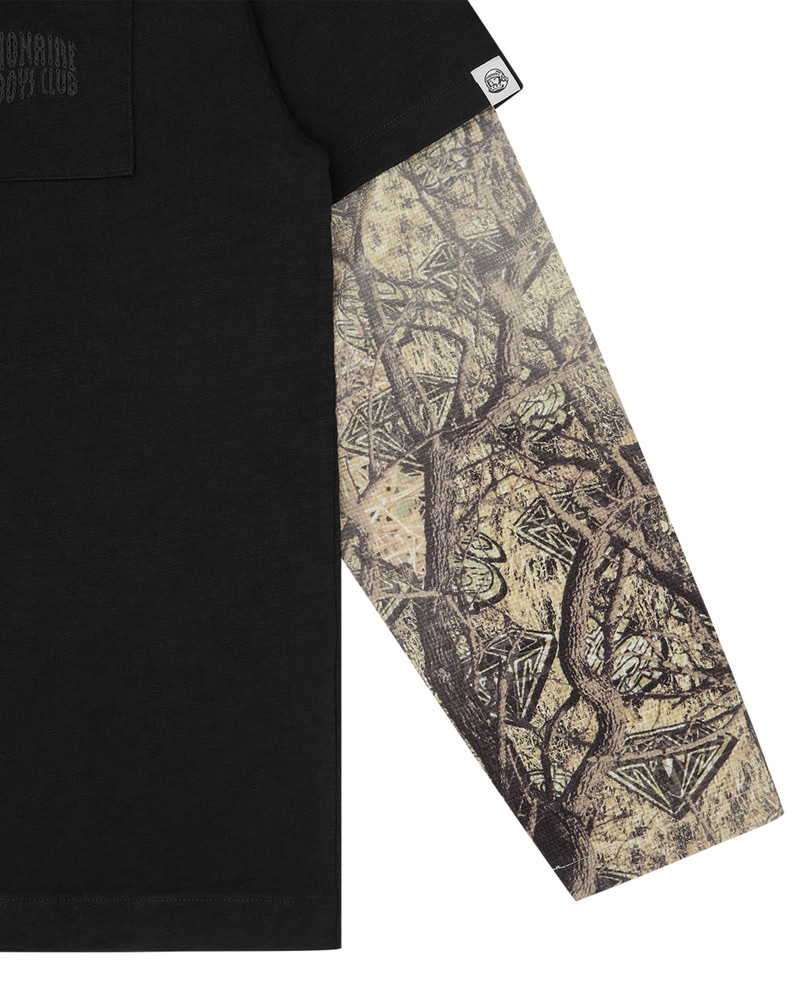 DIAMONDS & DOLLARS TREE CAMO MOCK LS T-SHIRT 4