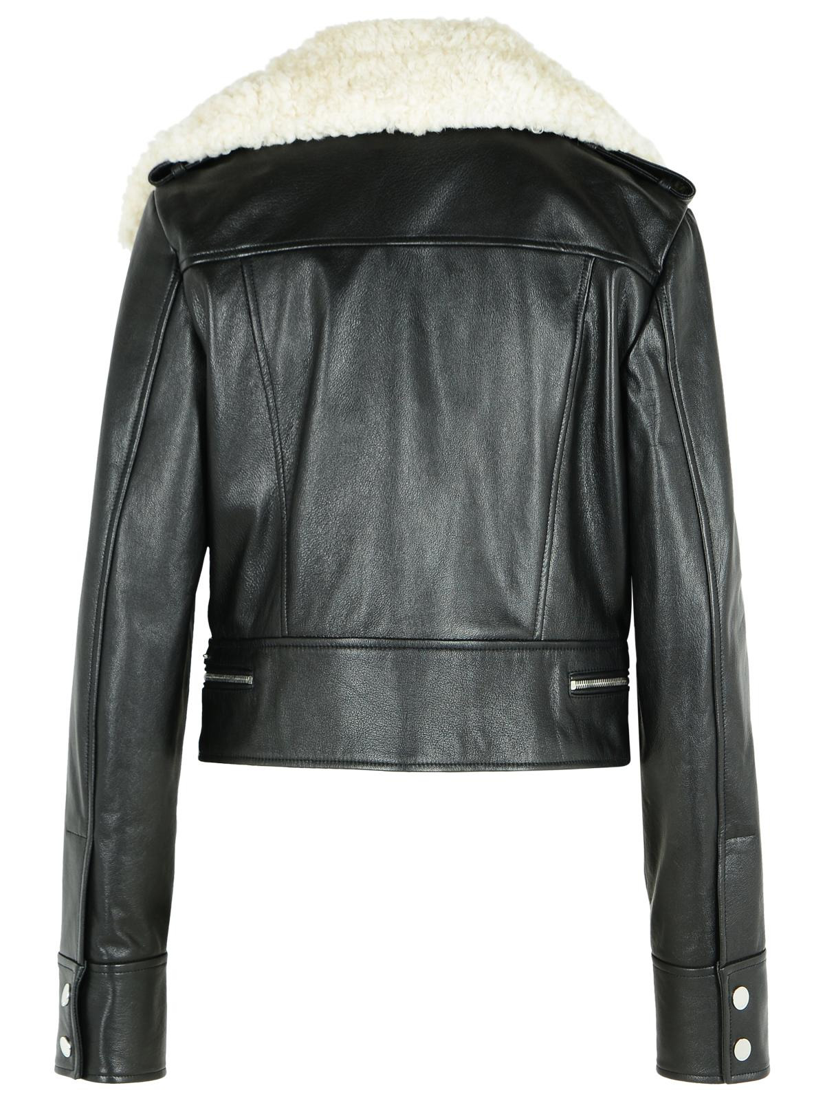Sportmax 'Toscana' Black Leather Jacket Women - 3