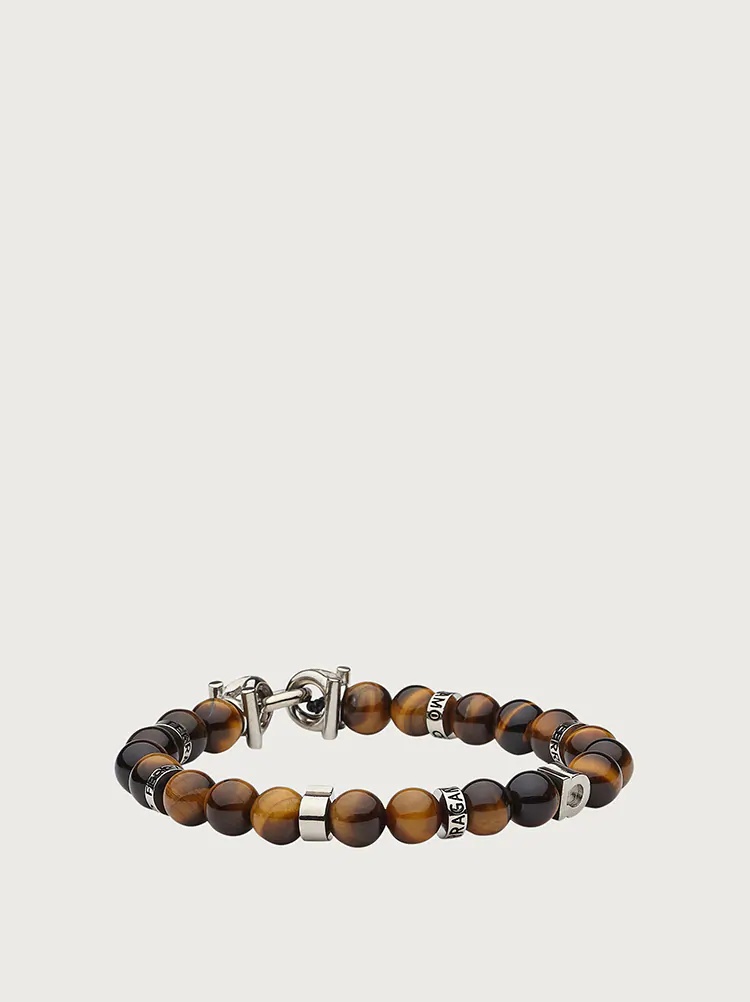 ELASTICATED BRACELET WITH GANCINI (L) - 2