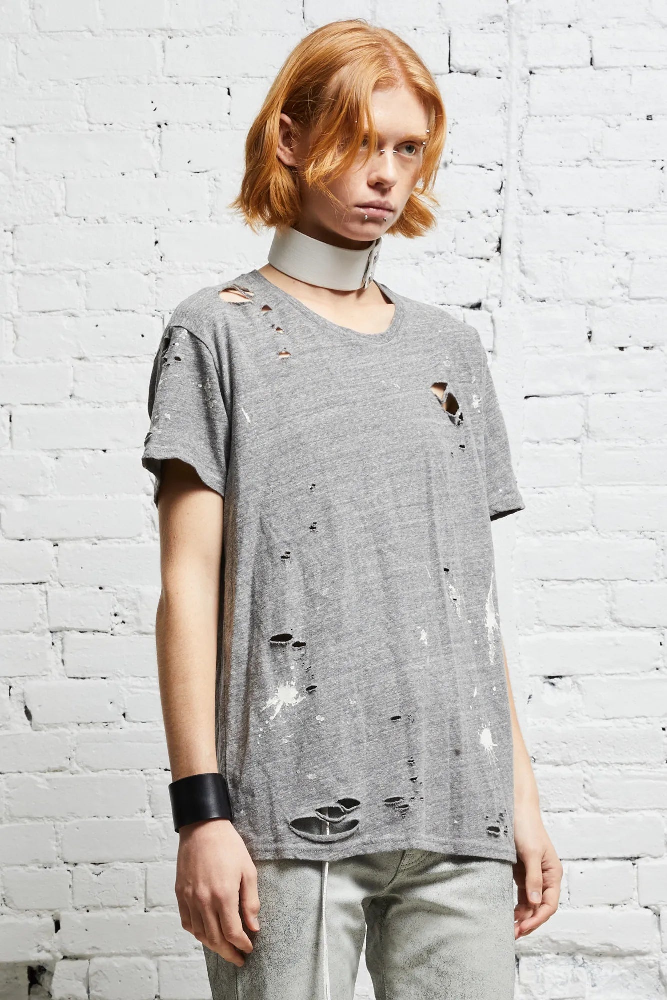 DESTROYED BOY T - HEATHER GREY - 3
