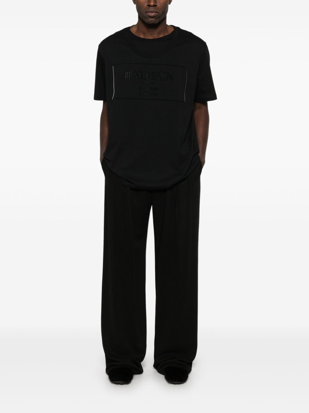 flocked-logo T-shirt - 2