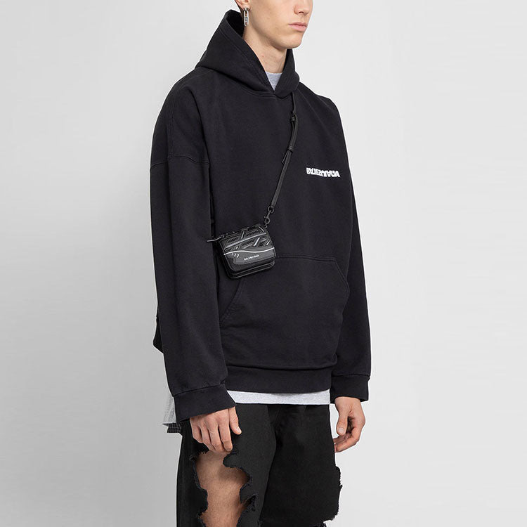 Balenciaga Turn Hoodie Wide Fit 'Black' 674986TLVB49034 - 3