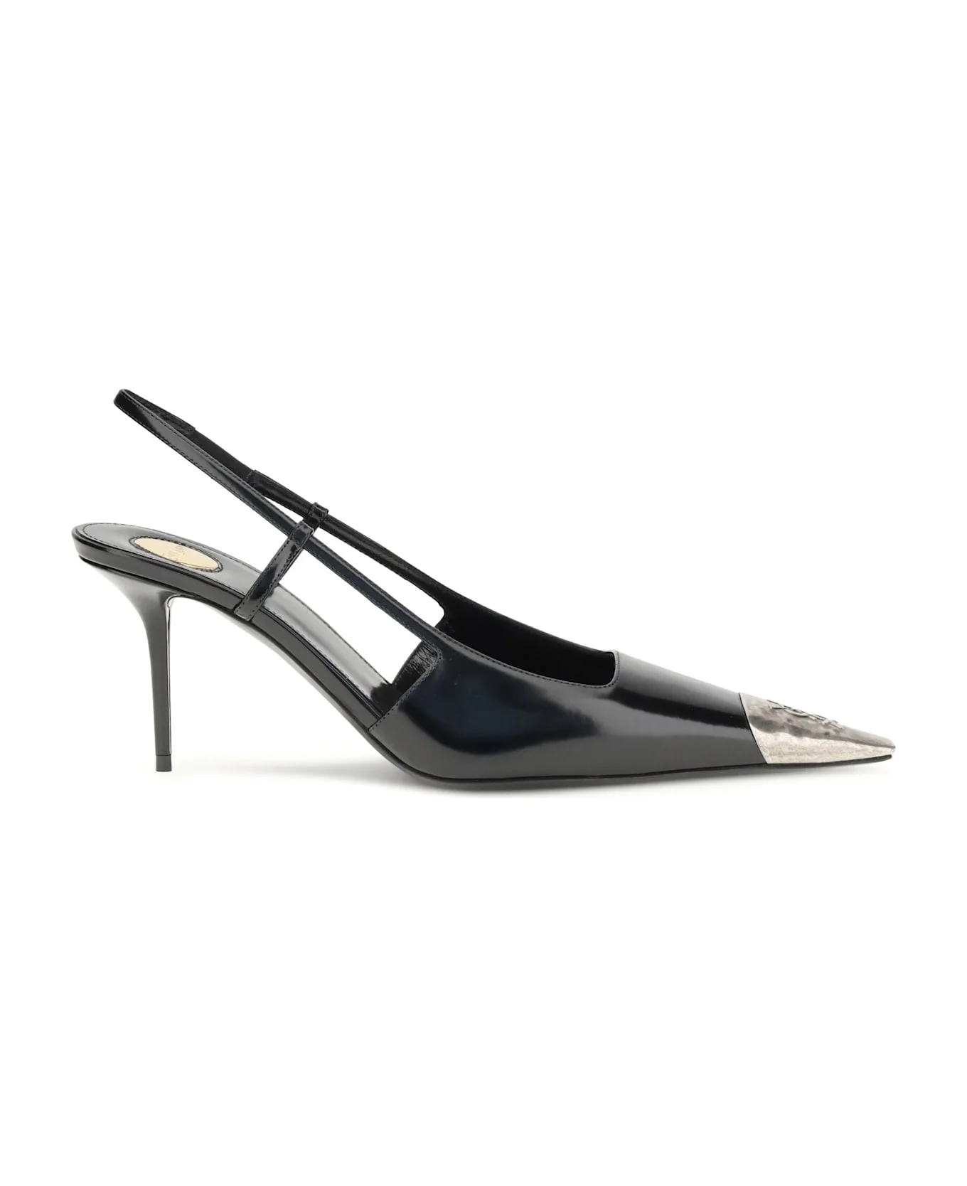 Glossy Leather Jeanne Pumps - 1