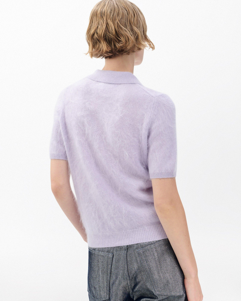 Jada Brushed Cashmere Polo 6
