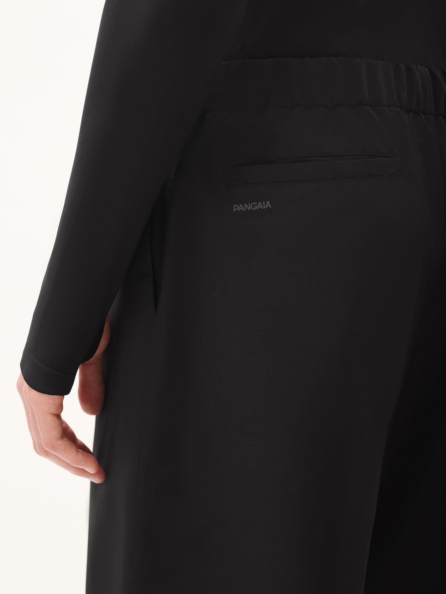 Men's (gaia)PLNT Nylon Straight Leg Track Pants - Black - 6