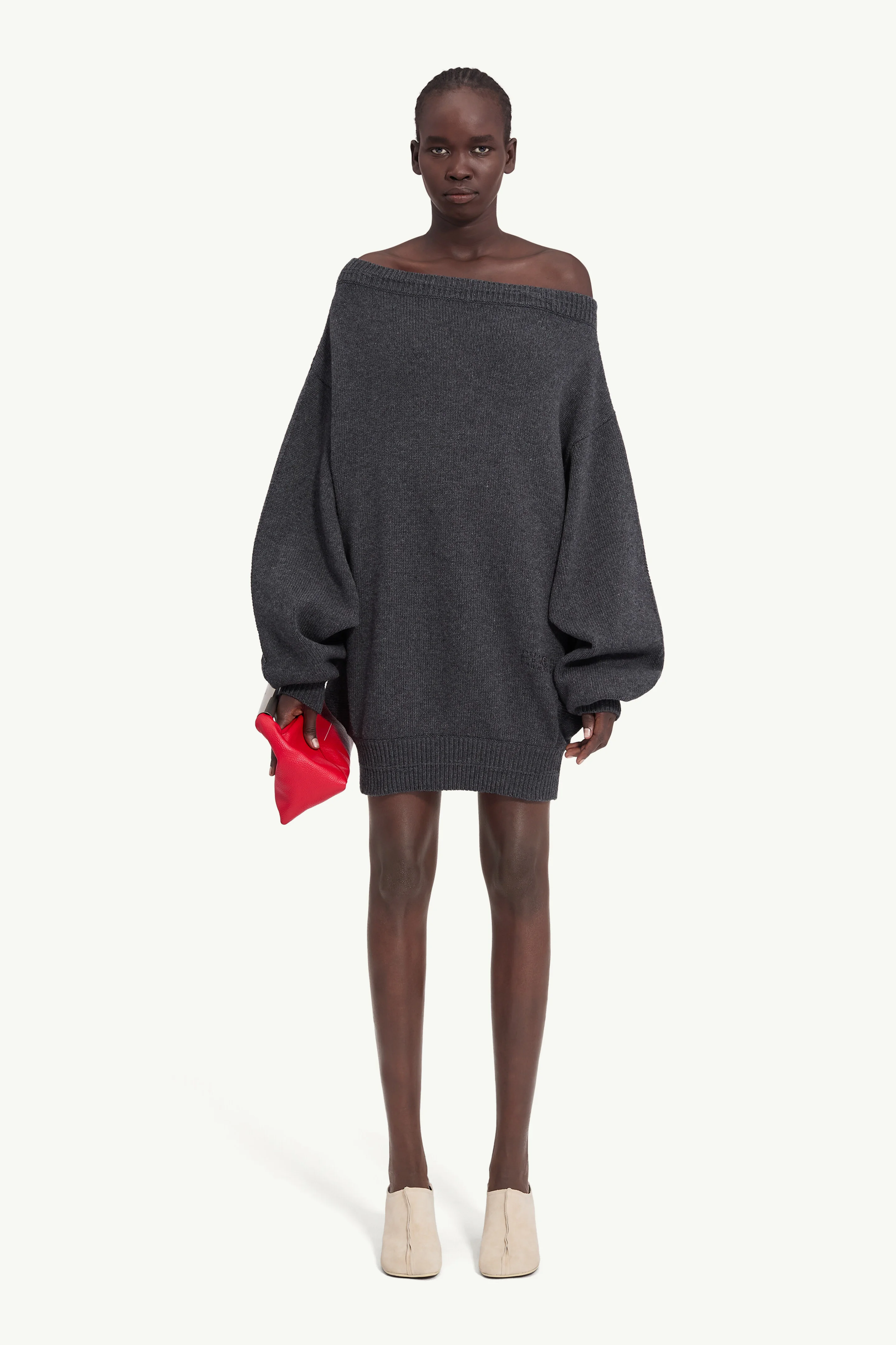 Merino wool knitted dress - 1