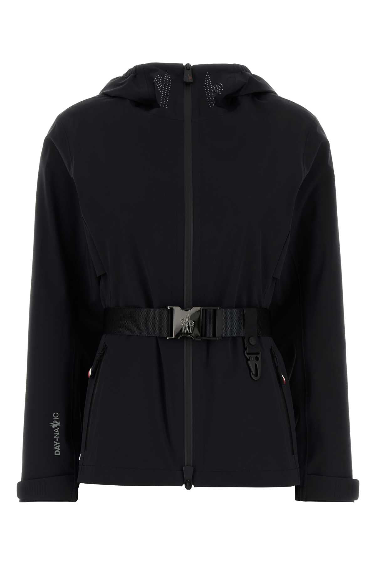 Moncler Grenoble Women Black Stretch Nylon Fex Jacket - 1