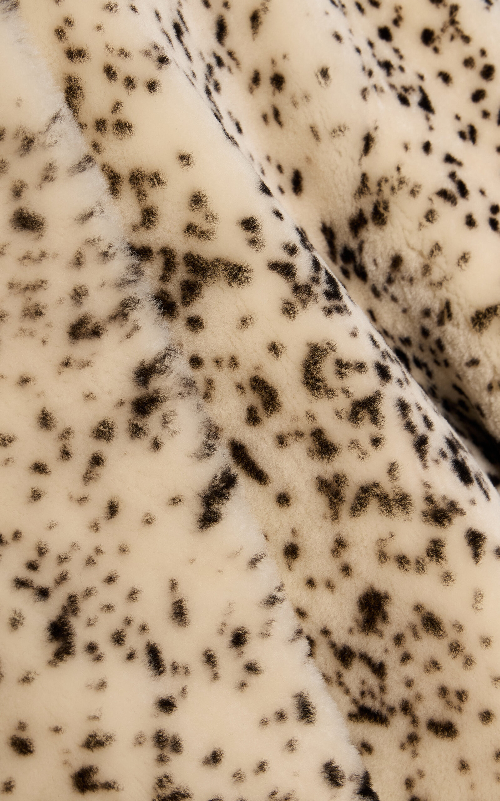 Shearling Coat black/white - 5