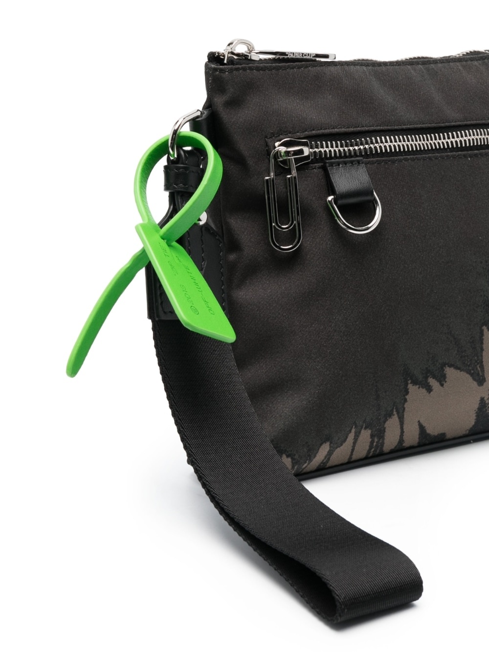 logo-print clutch bag - 3
