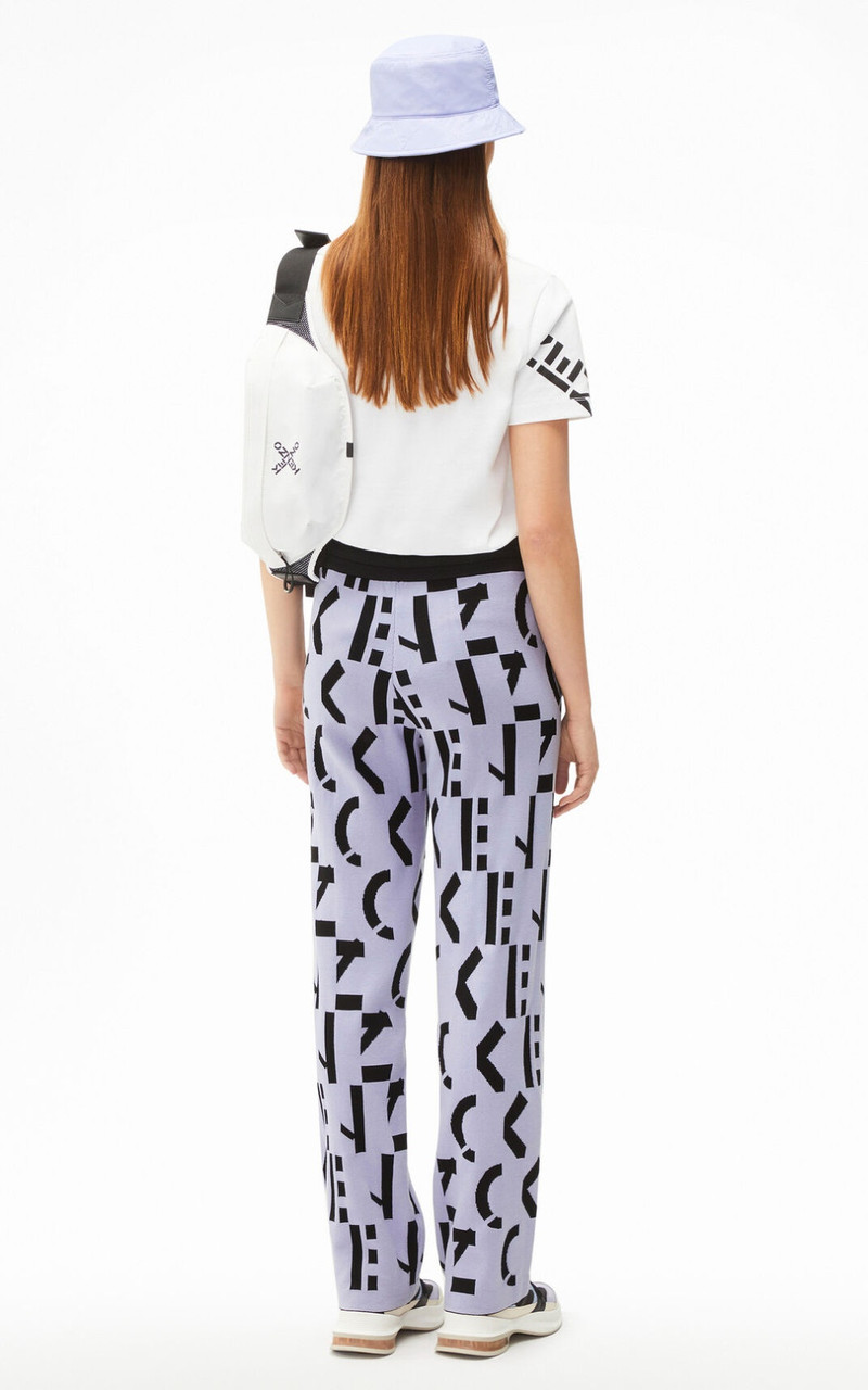 'KENZO Sport' straight-fit monogrammed trousers 3