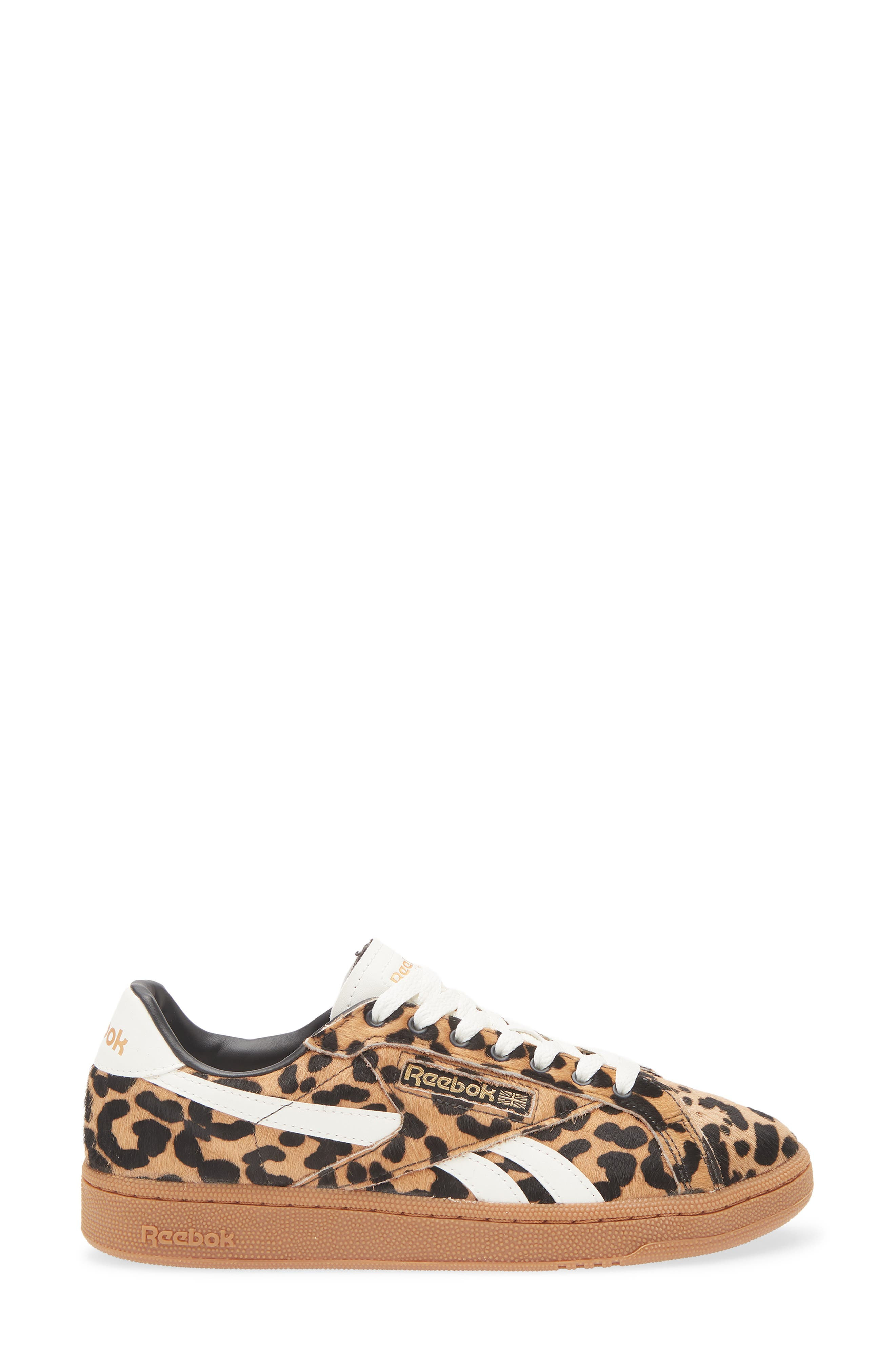 Reebok Club C Grounds Sneaker in Cheetah/Cheetah/Chalk at Nordstrom - 3