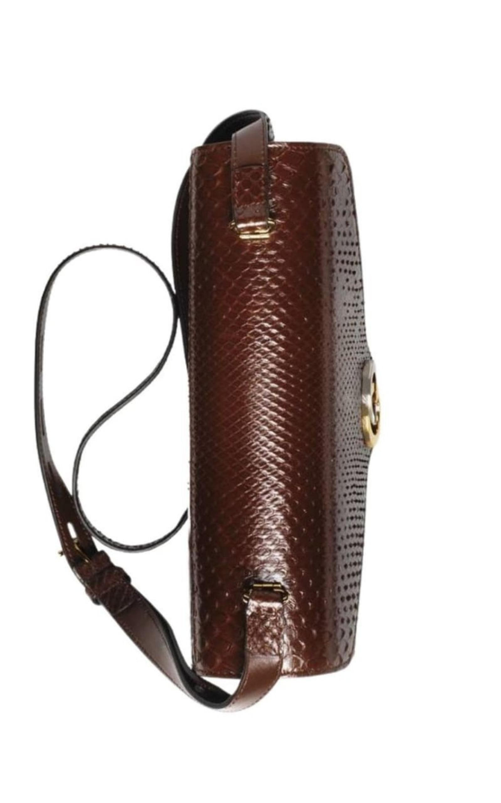 Small Python Shoulder Bag - 7